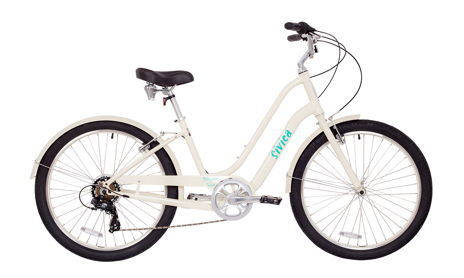 Фотографія Велосипед Schwinn SIVICA 7 Women 26" розмір М 2019 white